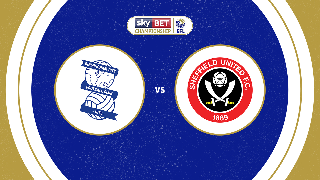 Birmingham City vs Sheffield United poster