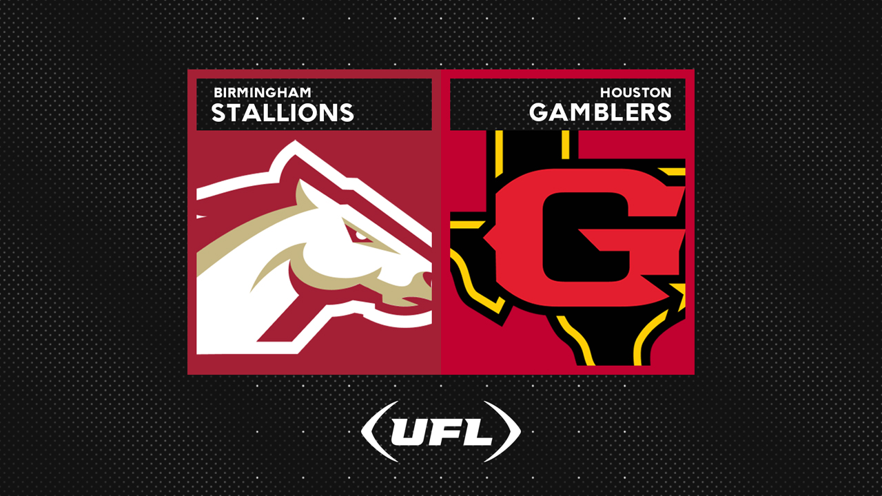Birmingham Stallions vs Houston Gamblers poster