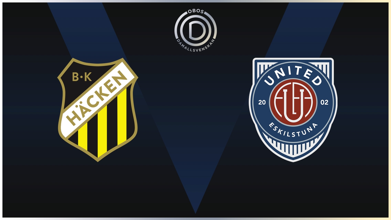 BK Häcken Women vs Eskilstuna United Women poster