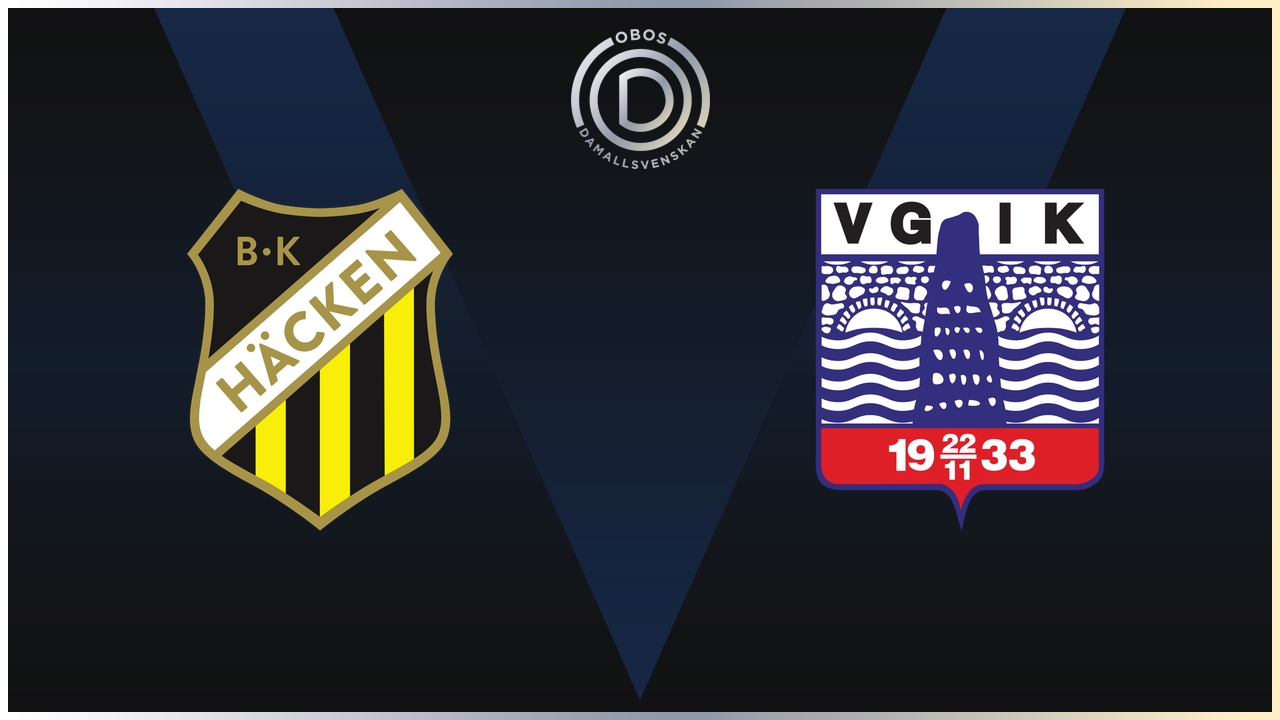 BK Häcken Women vs Vittsjö poster