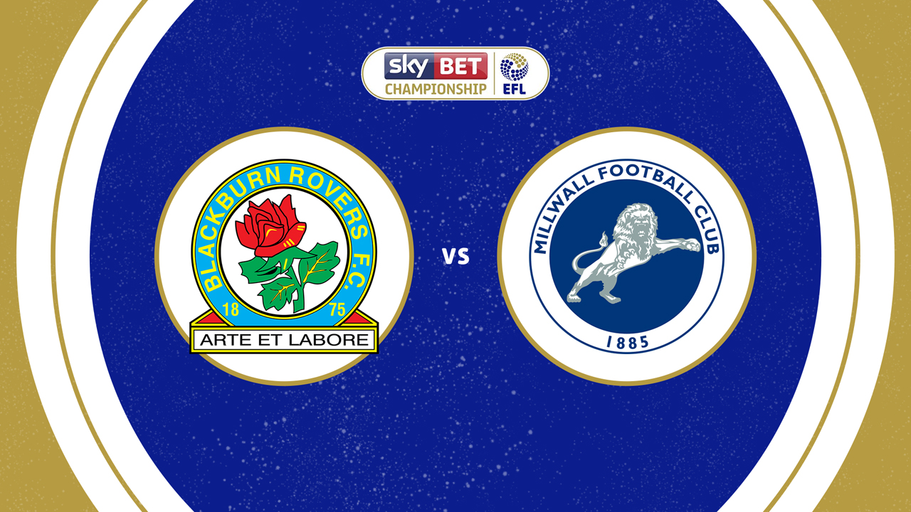 Blackburn Rovers vs Millwall poster