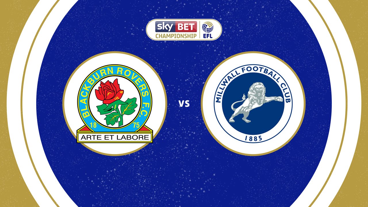 Blackburn Rovers vs Millwall poster