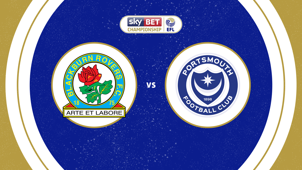 Blackburn Rovers vs Portsmouth poster
