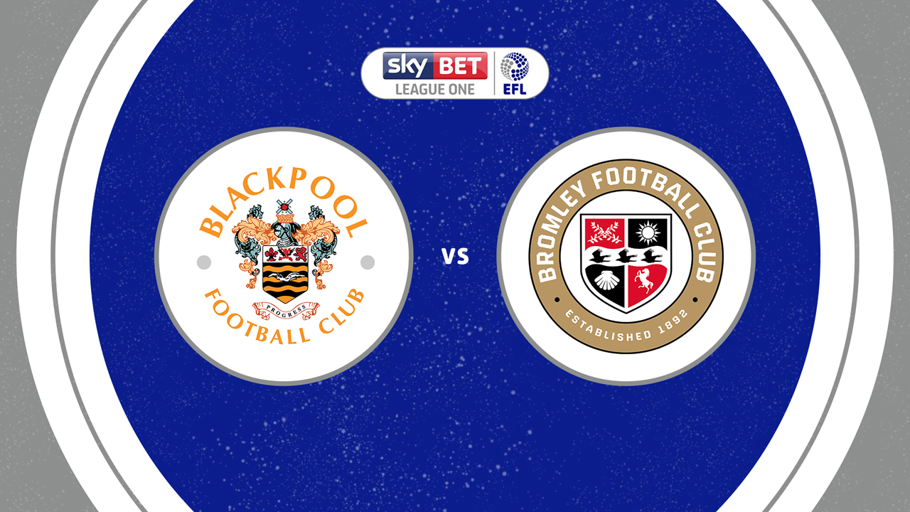 Blackpool vs Bromley poster