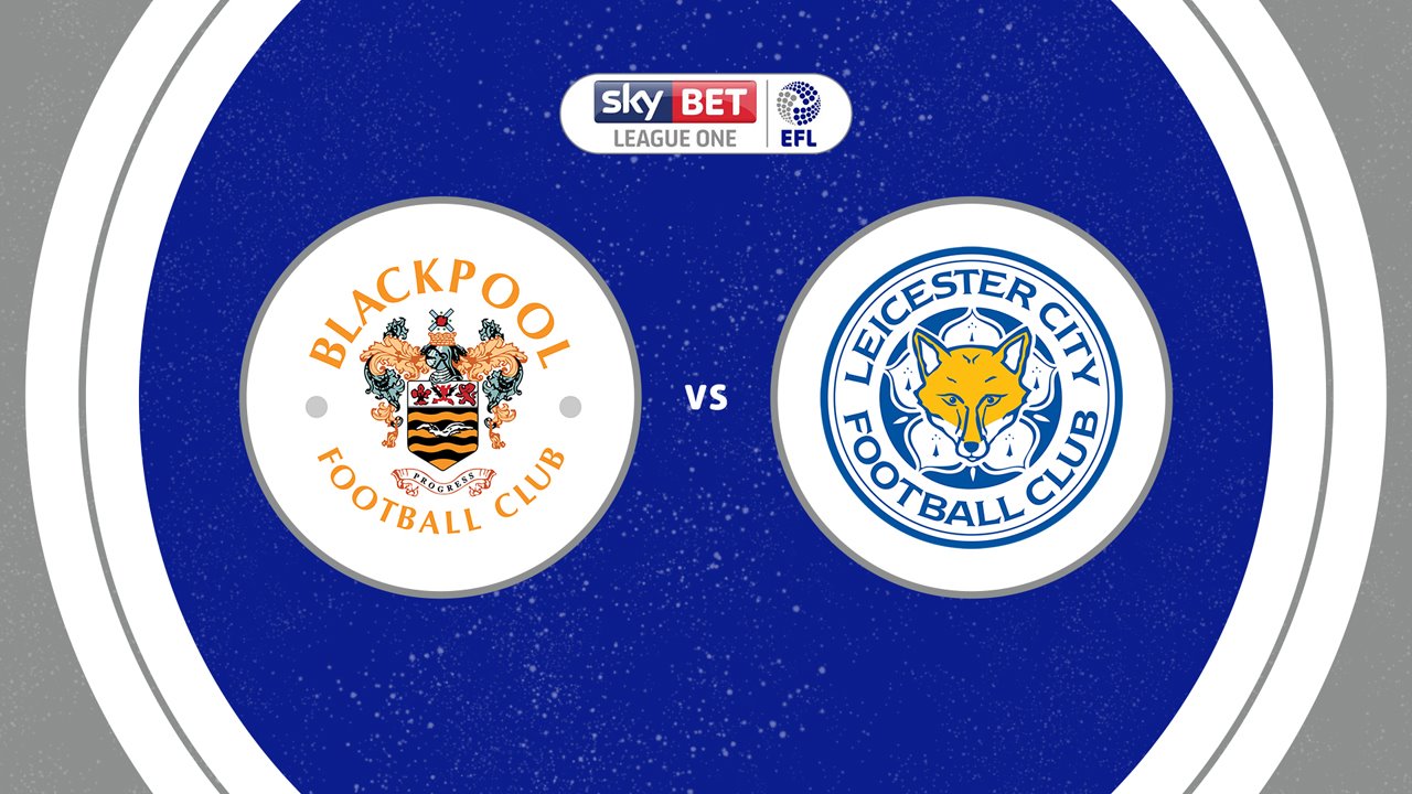 Blackpool vs Leicester City poster