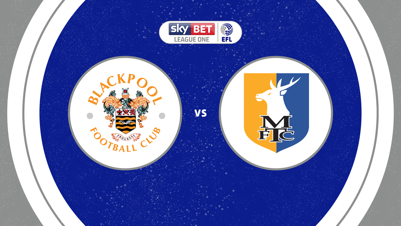 Blackpool vs Mansfield Town poster