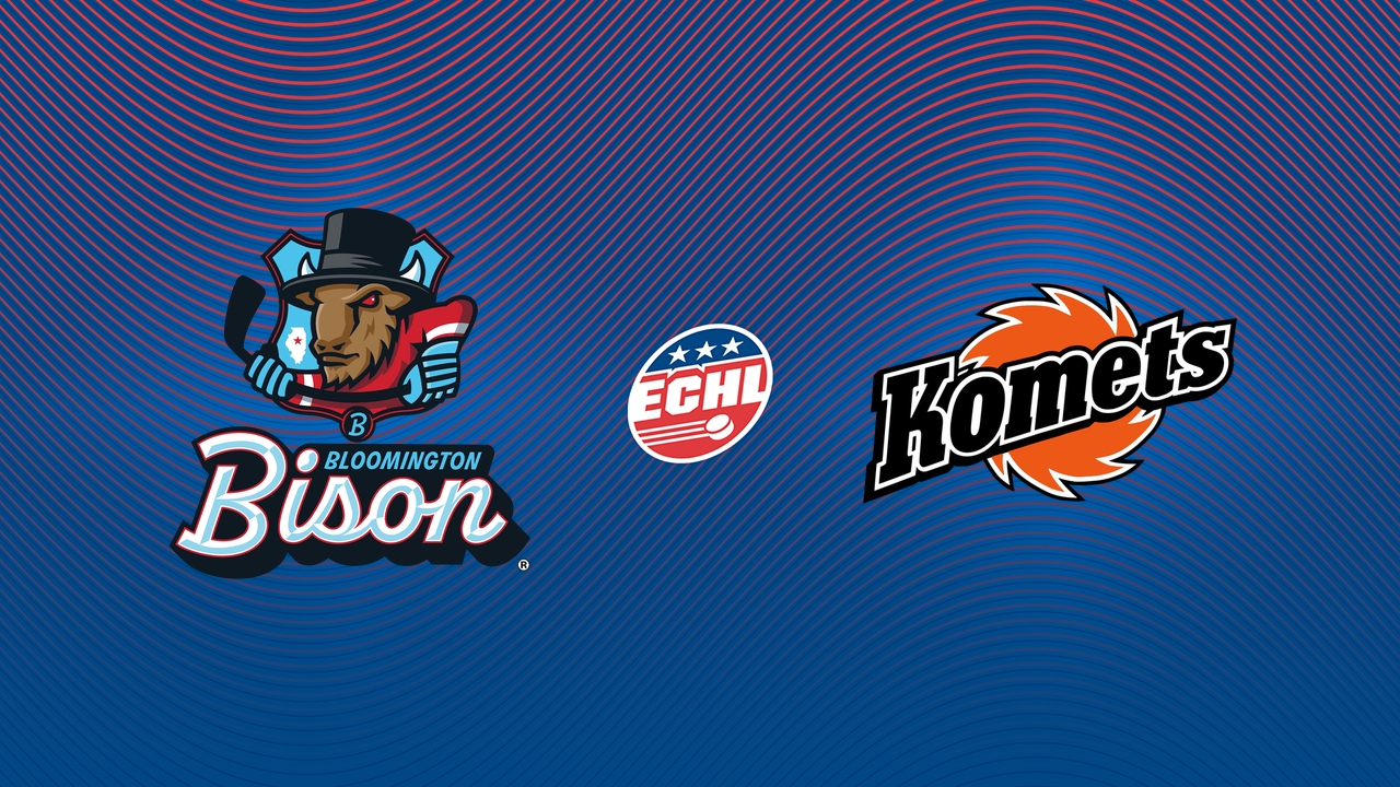 Bloomington Bison vs Fort Wayne Komets poster