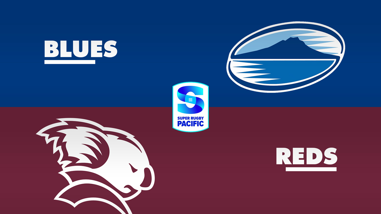 Blues Super Rugby vs Queensland Reds poster