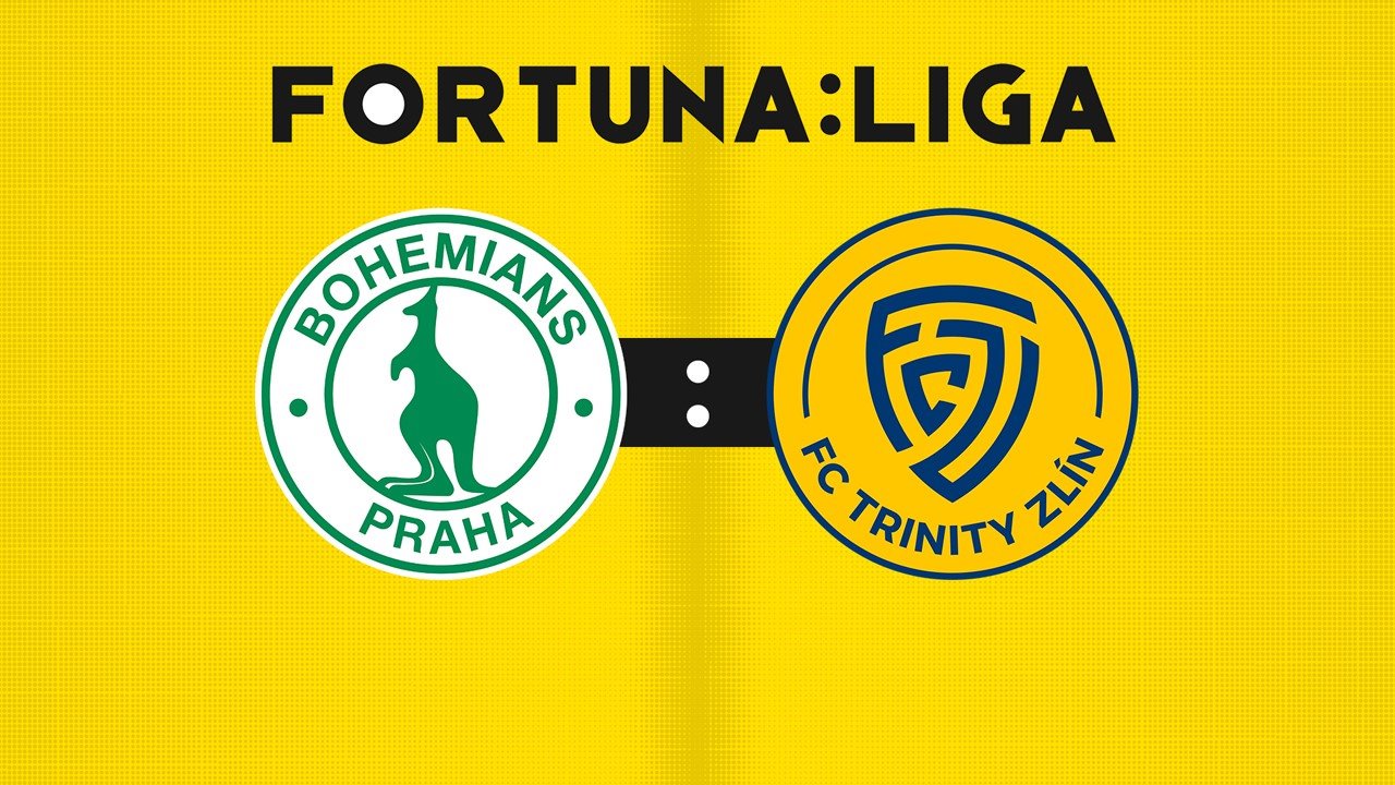 Bohemians 1905 vs Zlín poster