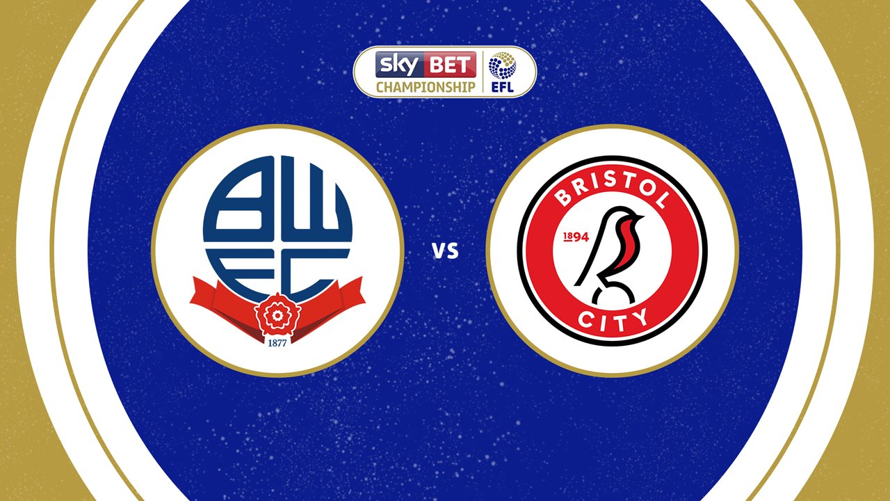 Bolton Wanderers vs Bristol City poster