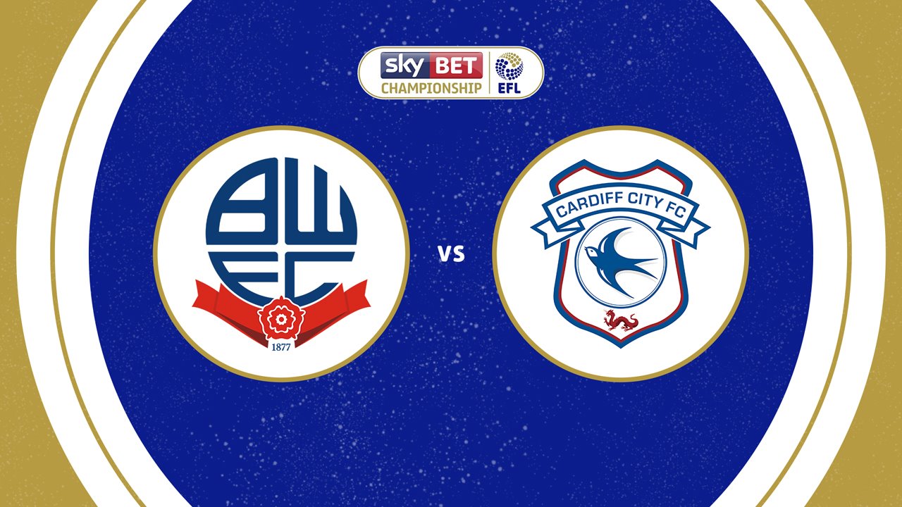 Bolton Wanderers vs Cardiff City poster