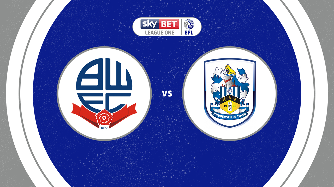 Bolton Wanderers vs Huddersfield Town poster