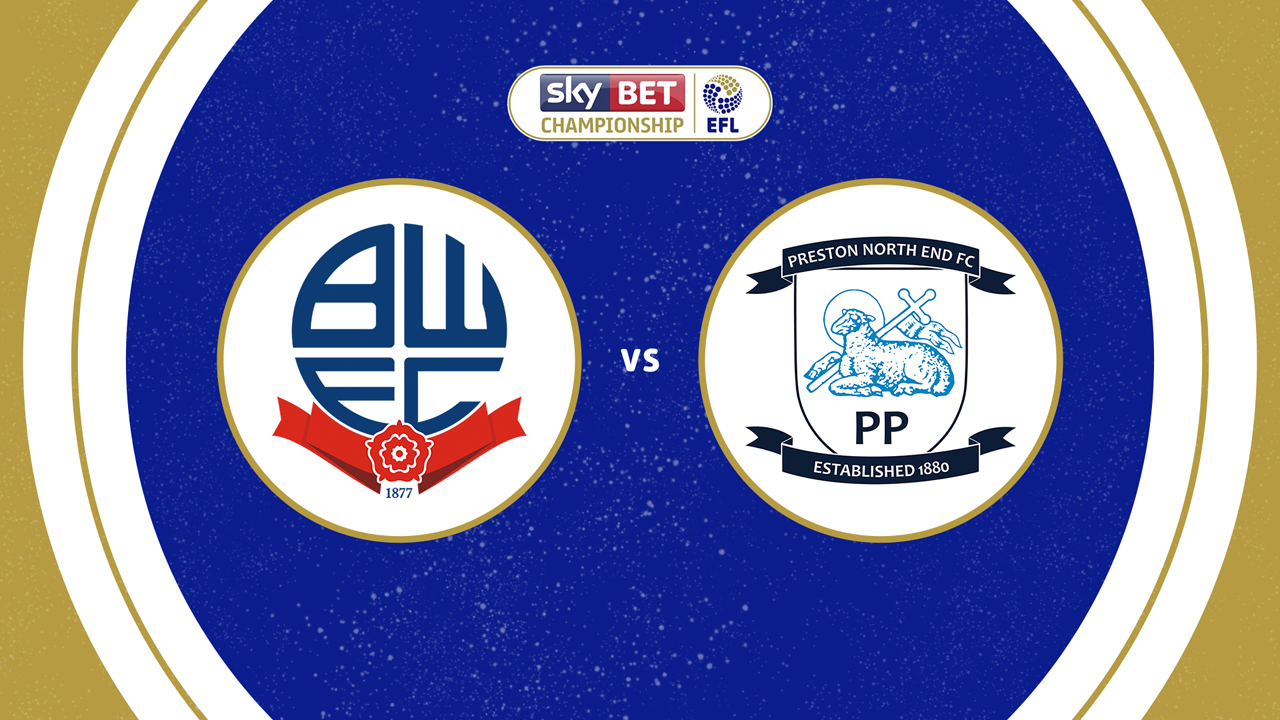 Bolton Wanderers vs Preston North End poster