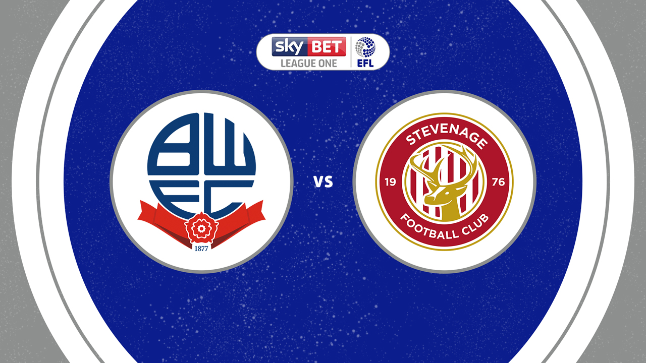 Bolton Wanderers vs Stevenage poster