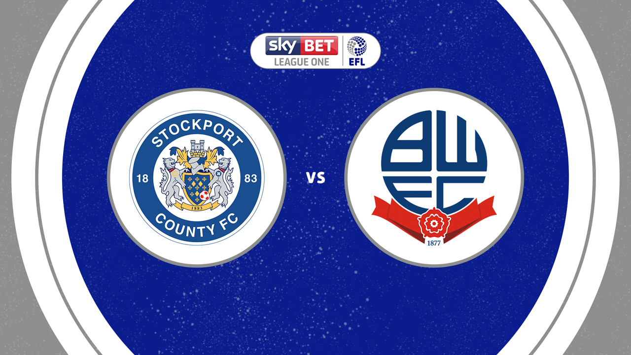 Bolton Wanderers vs Stockport County poster