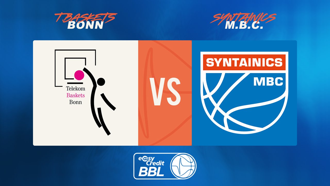 Bonn vs Mitteldeutscher BC poster