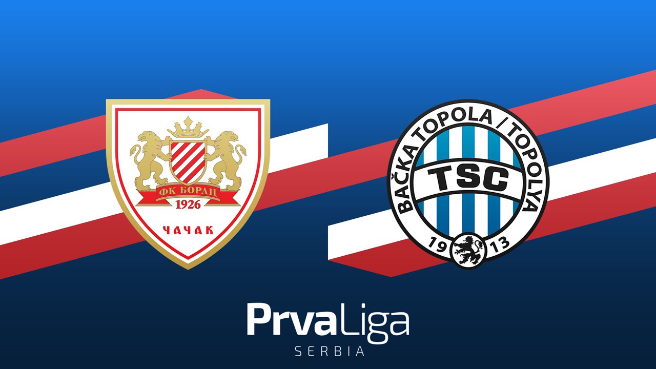 Borac 1926 Čačak vs TSC Bačka Topola poster