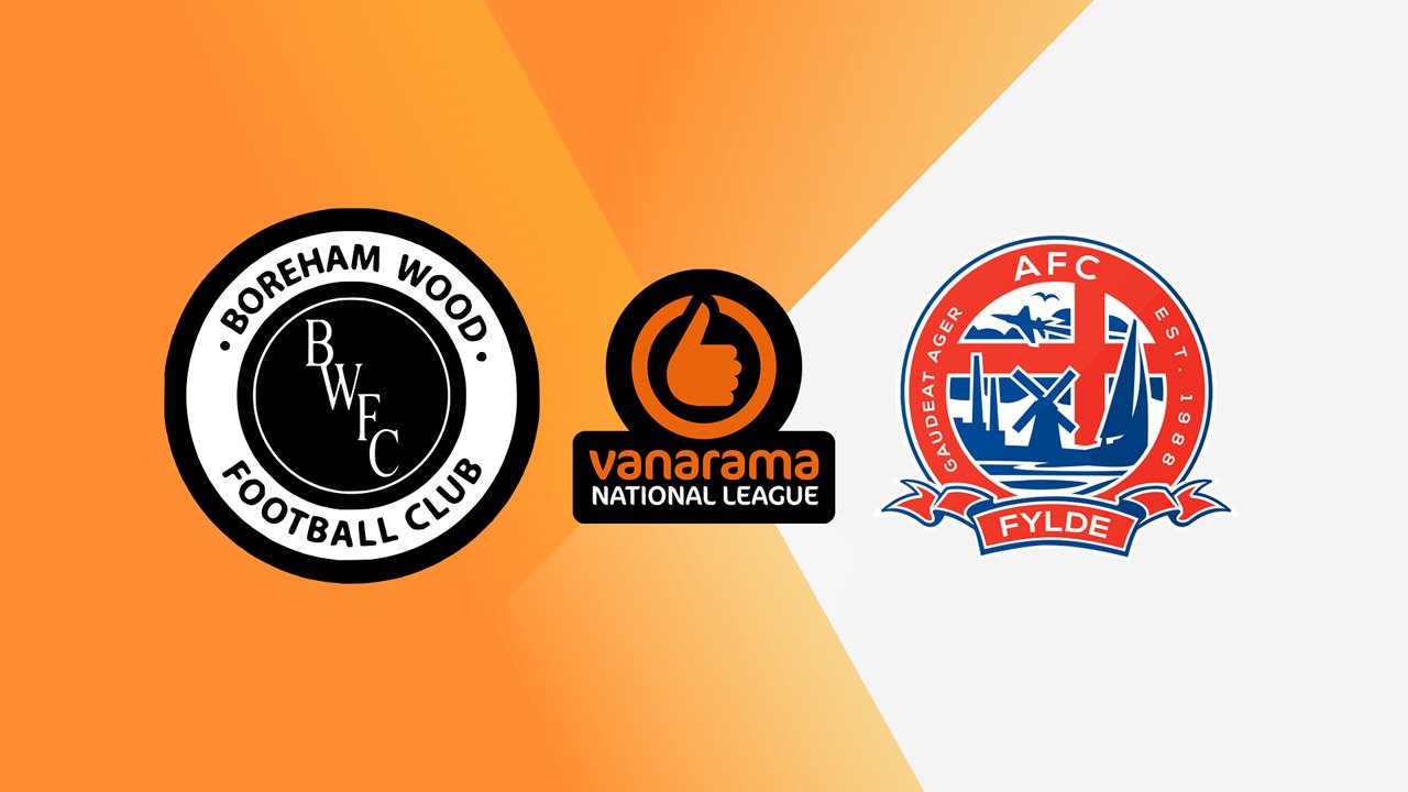 Boreham Wood vs AFC Fylde poster