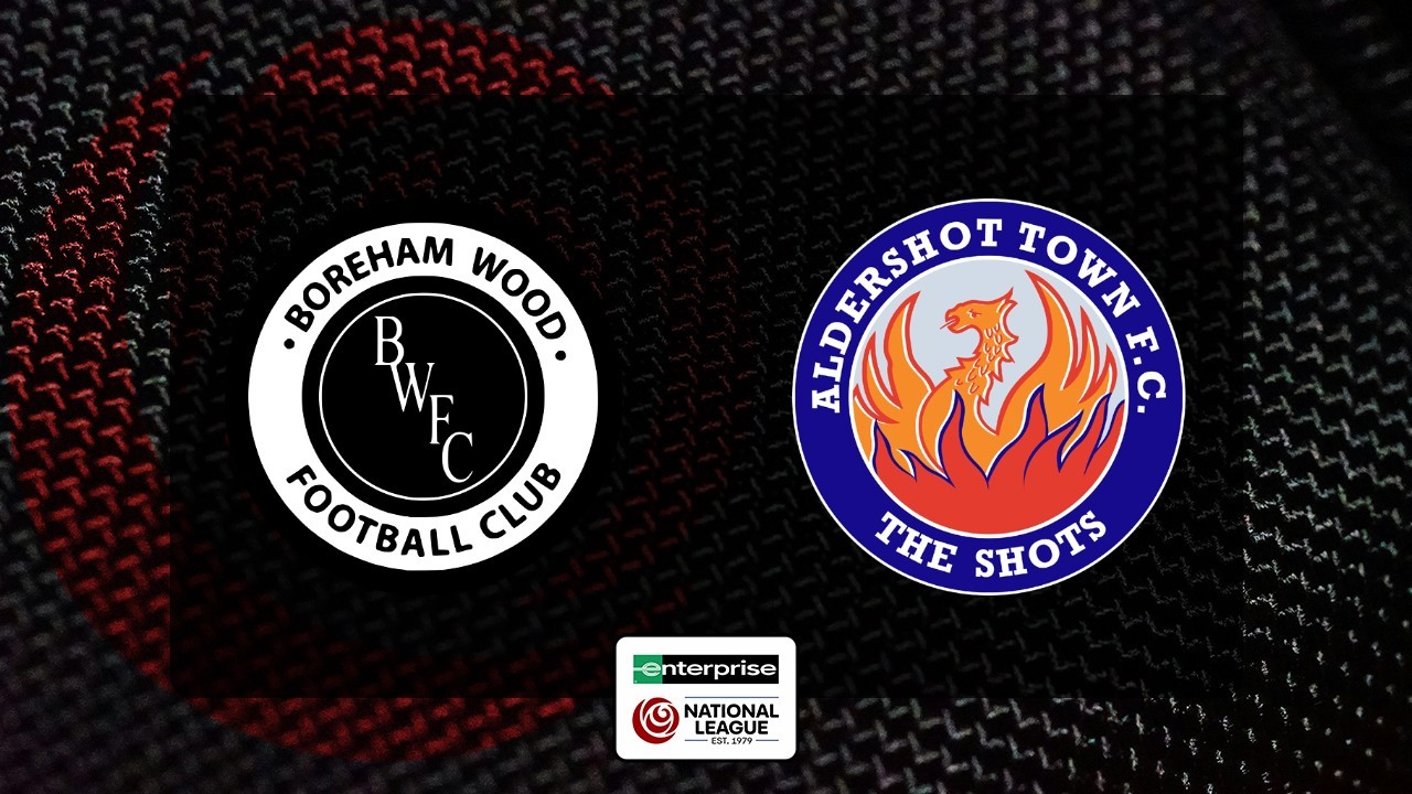 Boreham Wood vs Aldershot Town poster