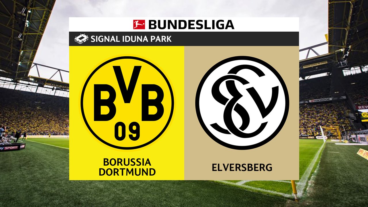 Borussia Dortmund vs Elversberg poster