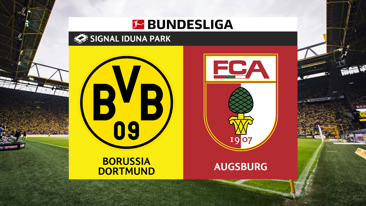 Borussia Dortmund vs FC Augsburg poster
