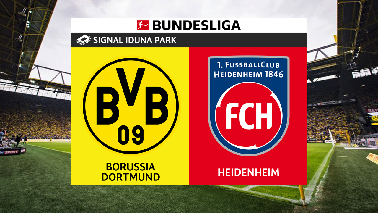 Borussia Dortmund vs FC Heidenheim poster
