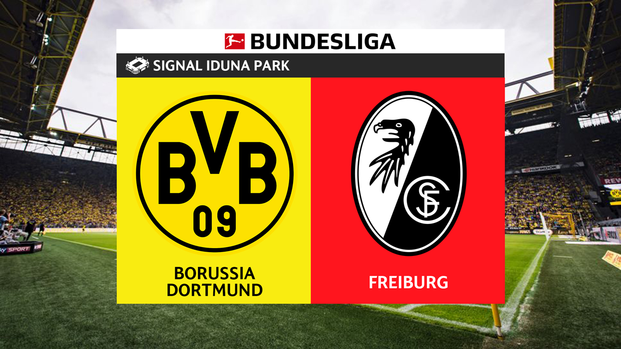 Borussia Dortmund vs Freiburg poster