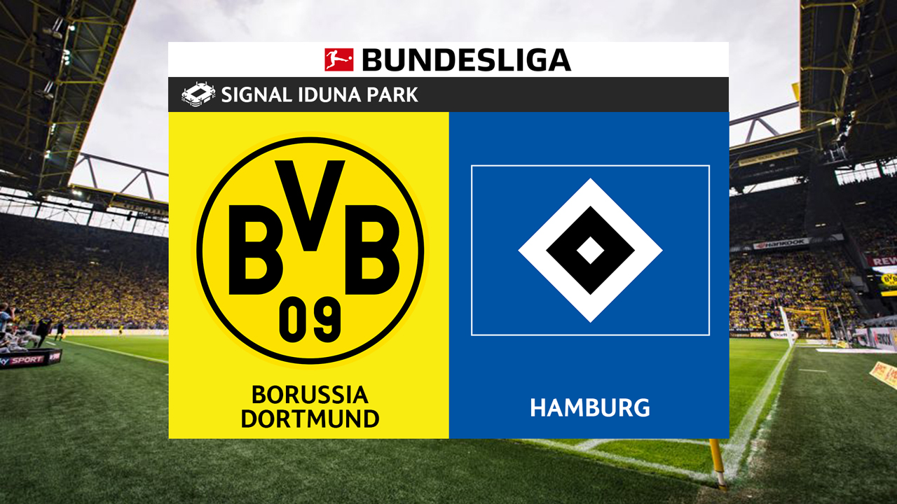 Borussia Dortmund vs Hamburg poster