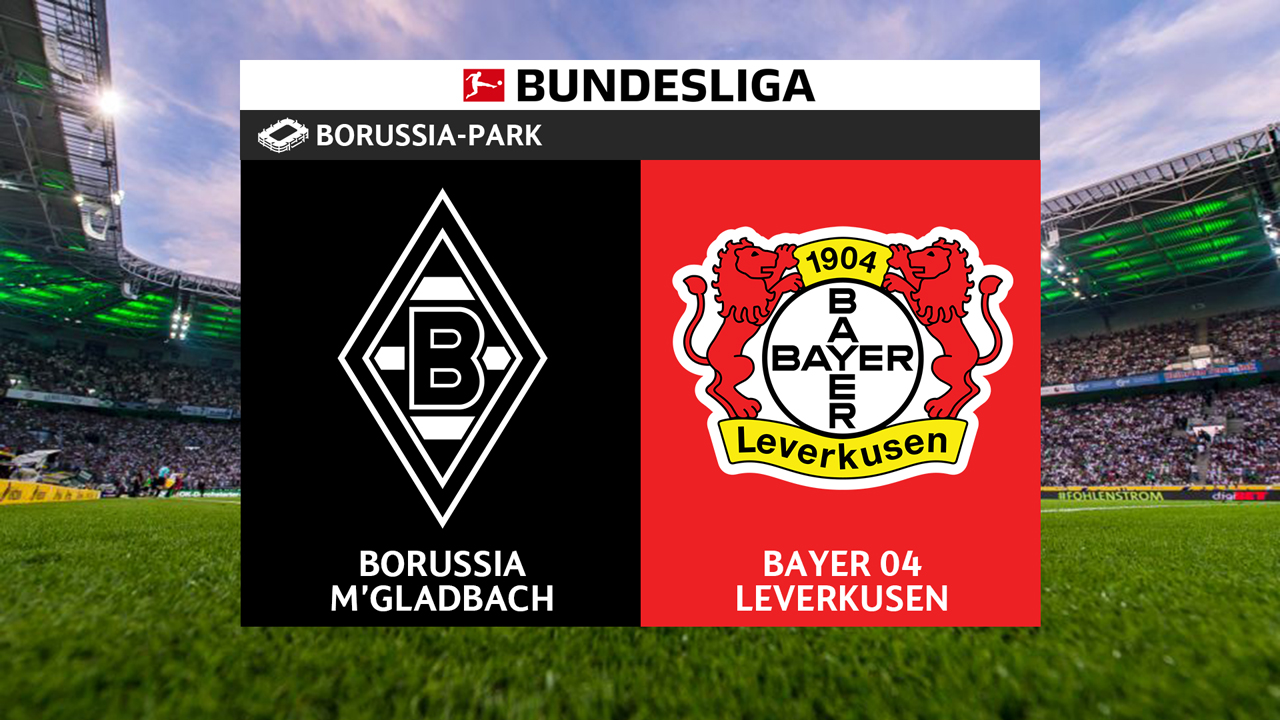 Borussia Mönchengladbach vs Bayer Leverkusen poster