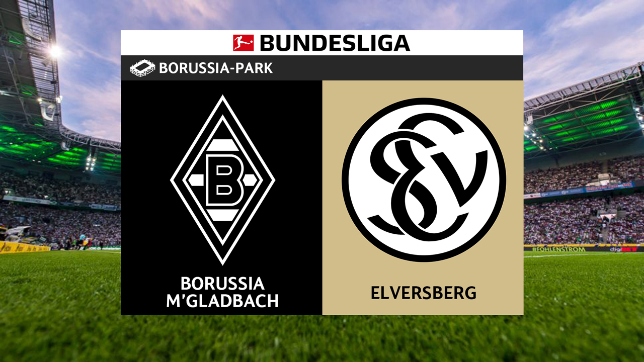 Borussia Mönchengladbach vs Elversberg poster