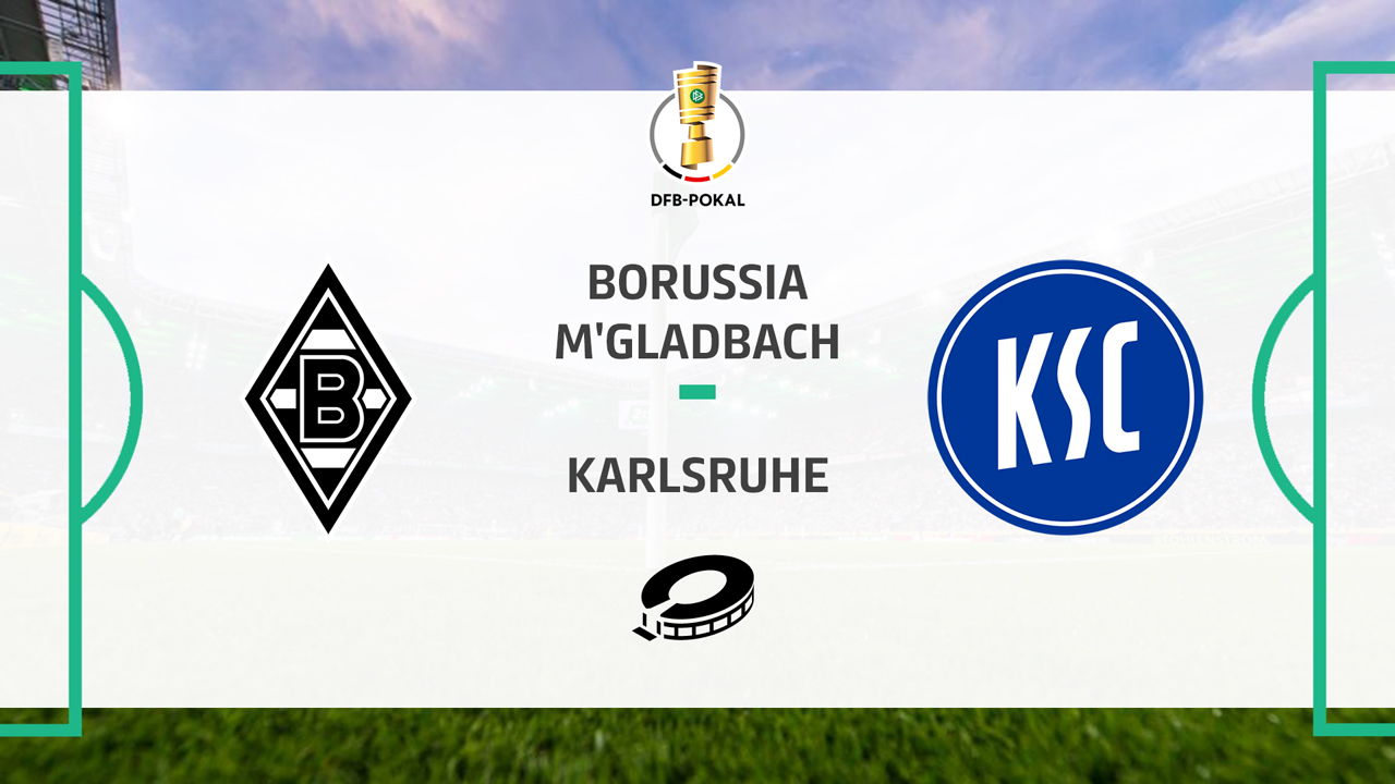 Borussia Mönchengladbach vs Karlsruhe poster