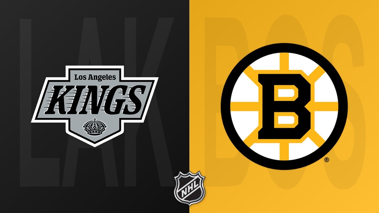 Boston Bruins vs Los Angeles Kings poster