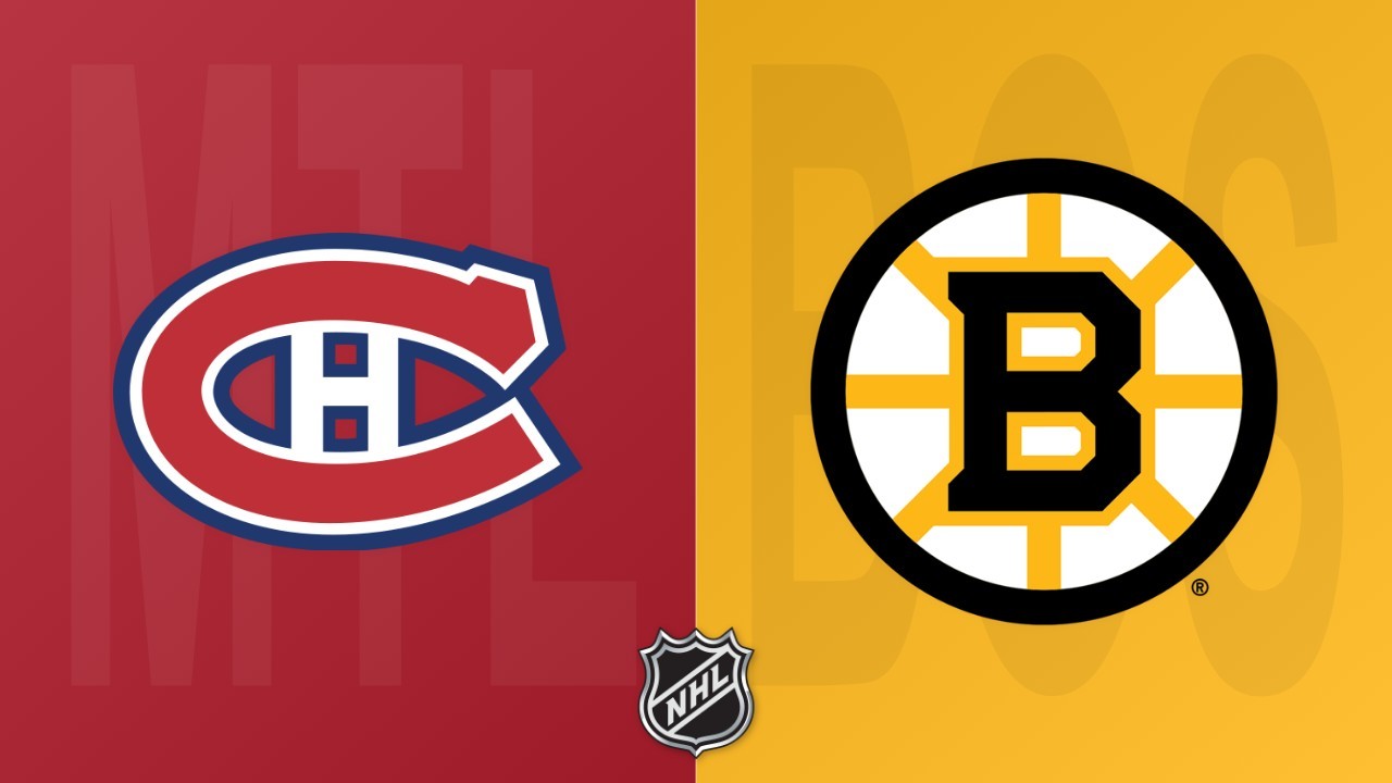Boston Bruins vs Montreal Canadiens poster