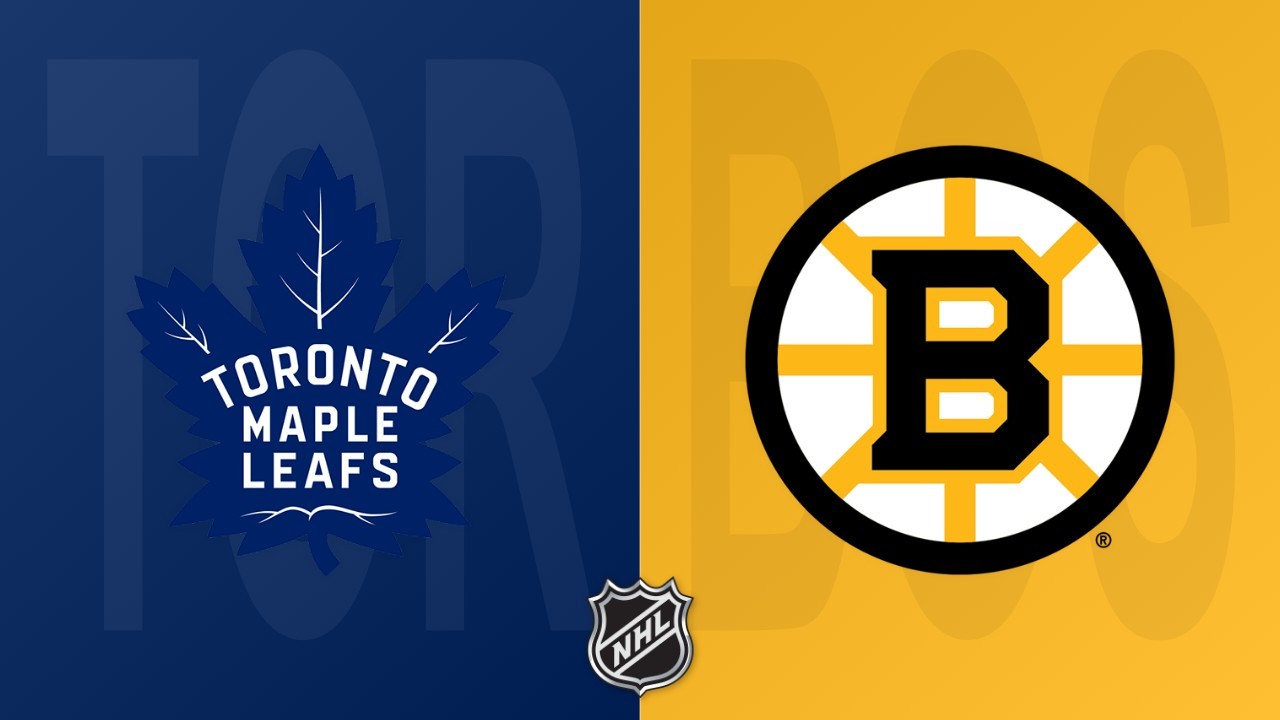 Boston Bruins vs Toronto Maple Leafs poster