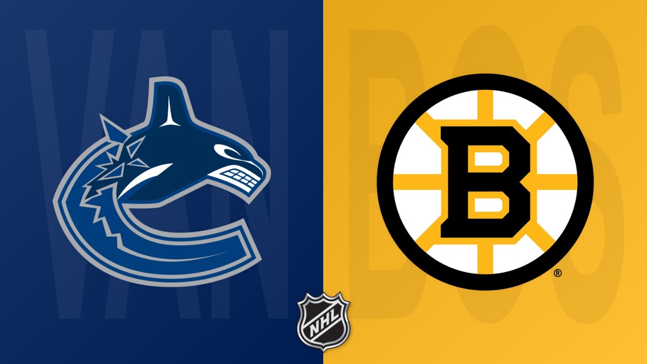 Boston Bruins vs Vancouver Canucks poster