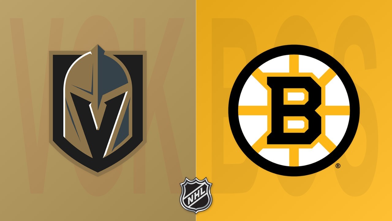 Boston Bruins vs Vegas Golden Knights poster