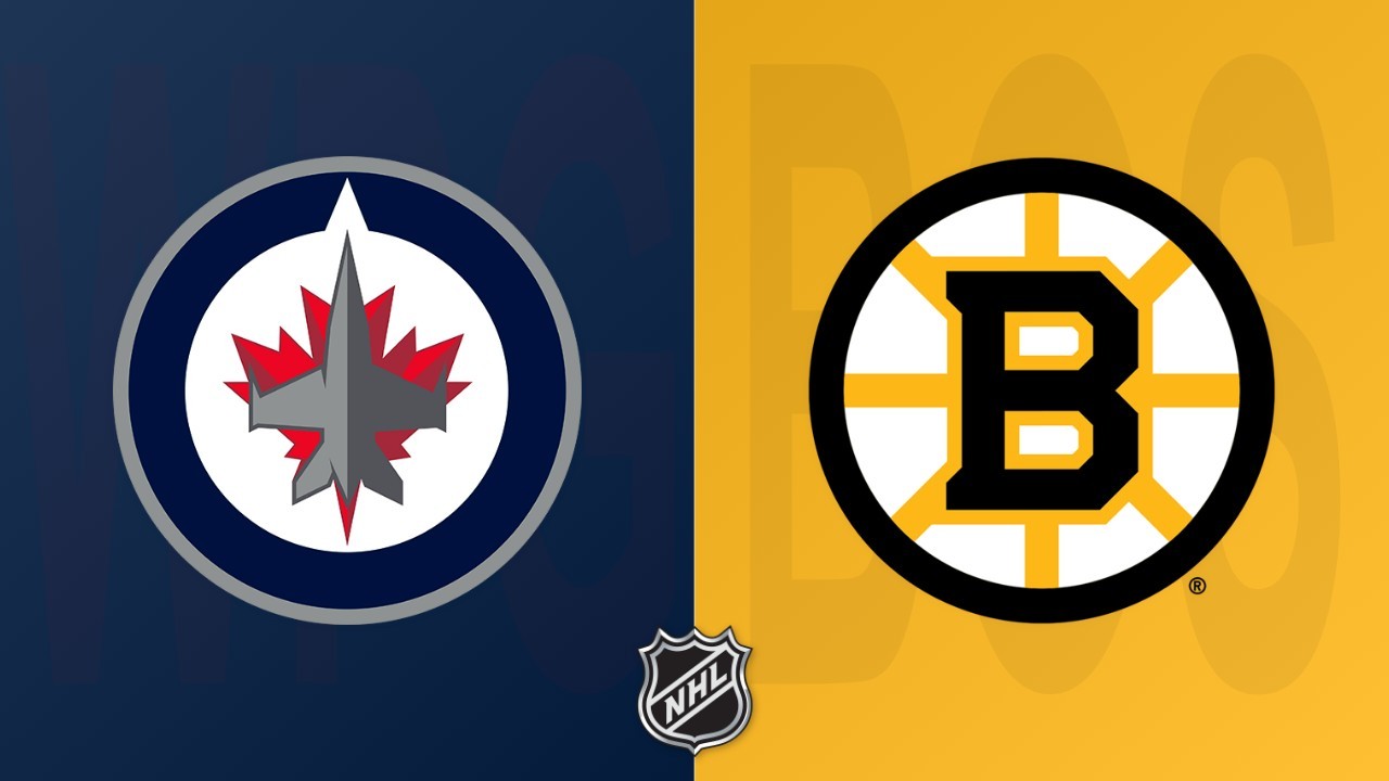 Boston Bruins vs Winnipeg Jets poster