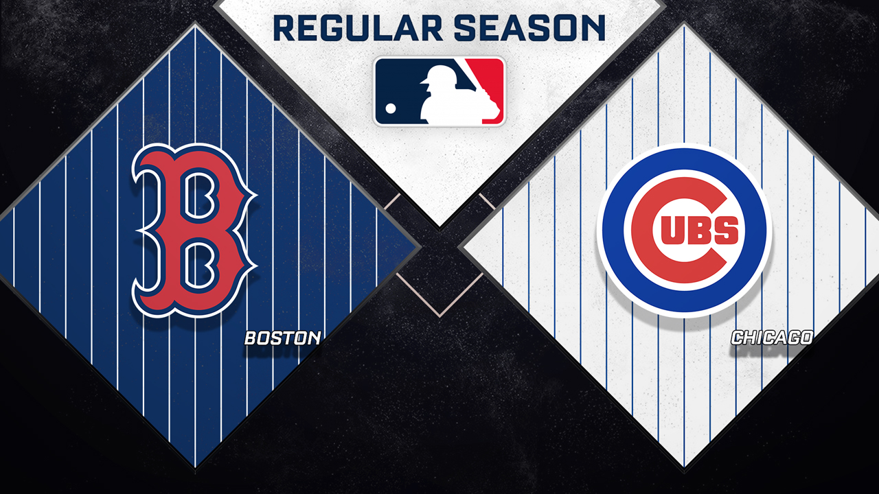 Boston Red Sox vs Chicago Cubs poster