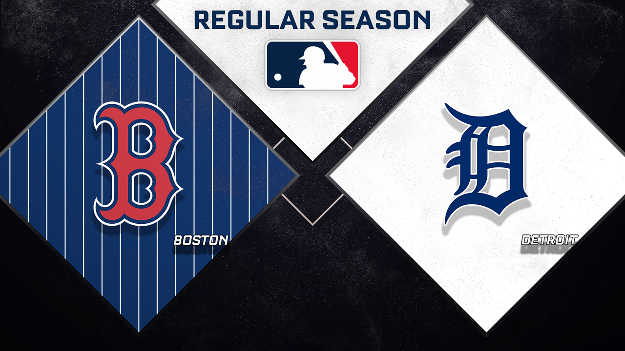 Boston Red Sox vs Detroit Tigers poster