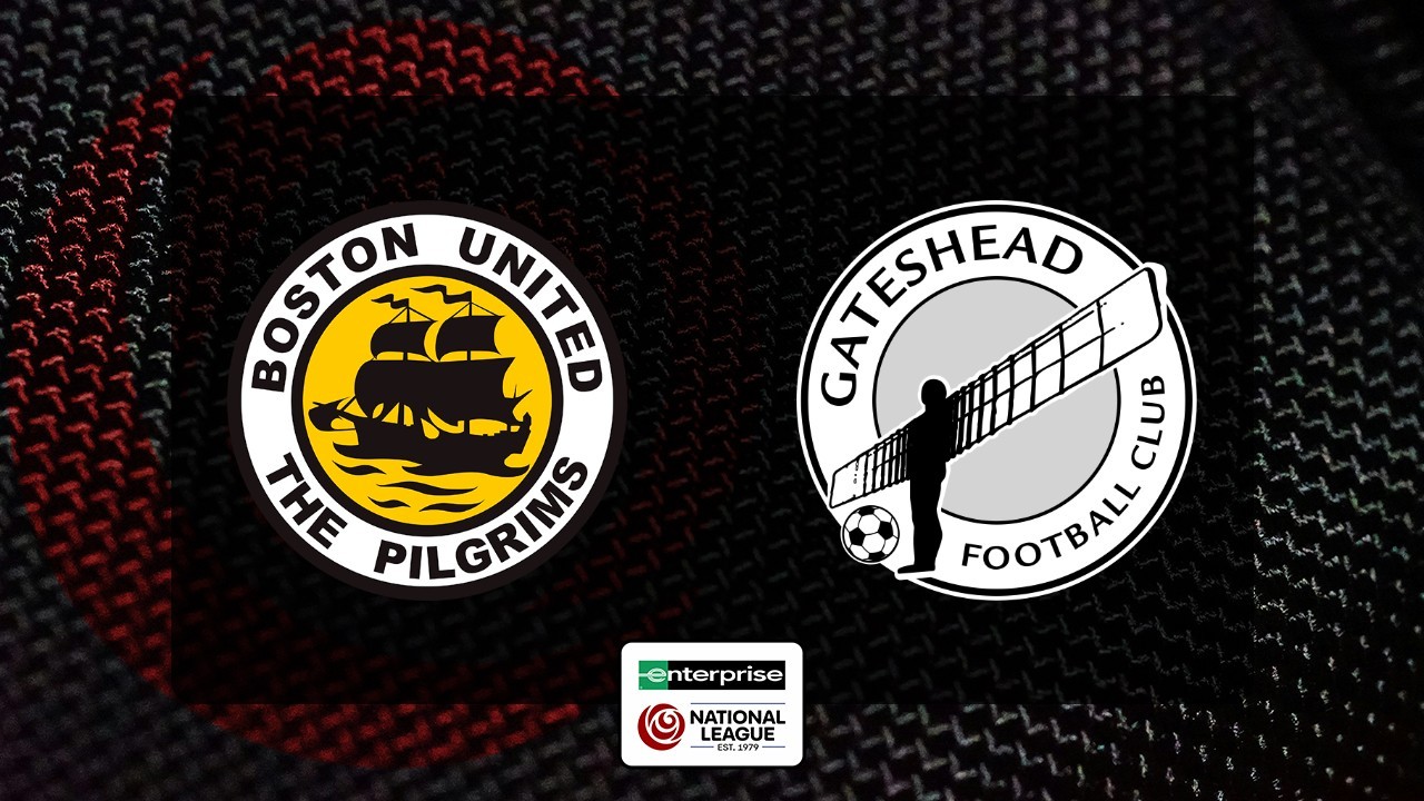 Boston United vs Gateshead poster