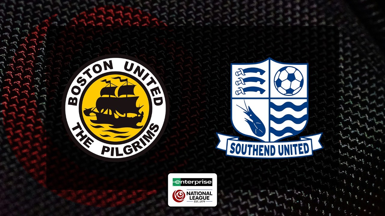 Boston United vs Southend United poster
