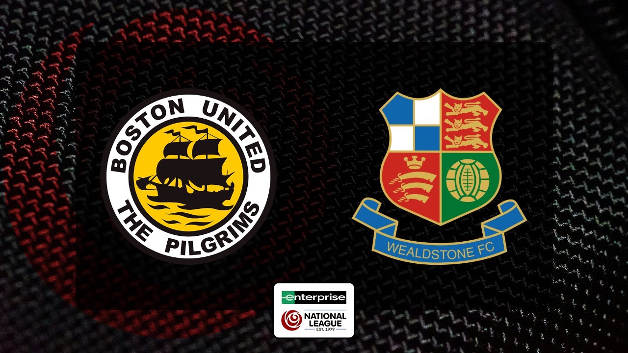 Boston United vs Wealdstone poster