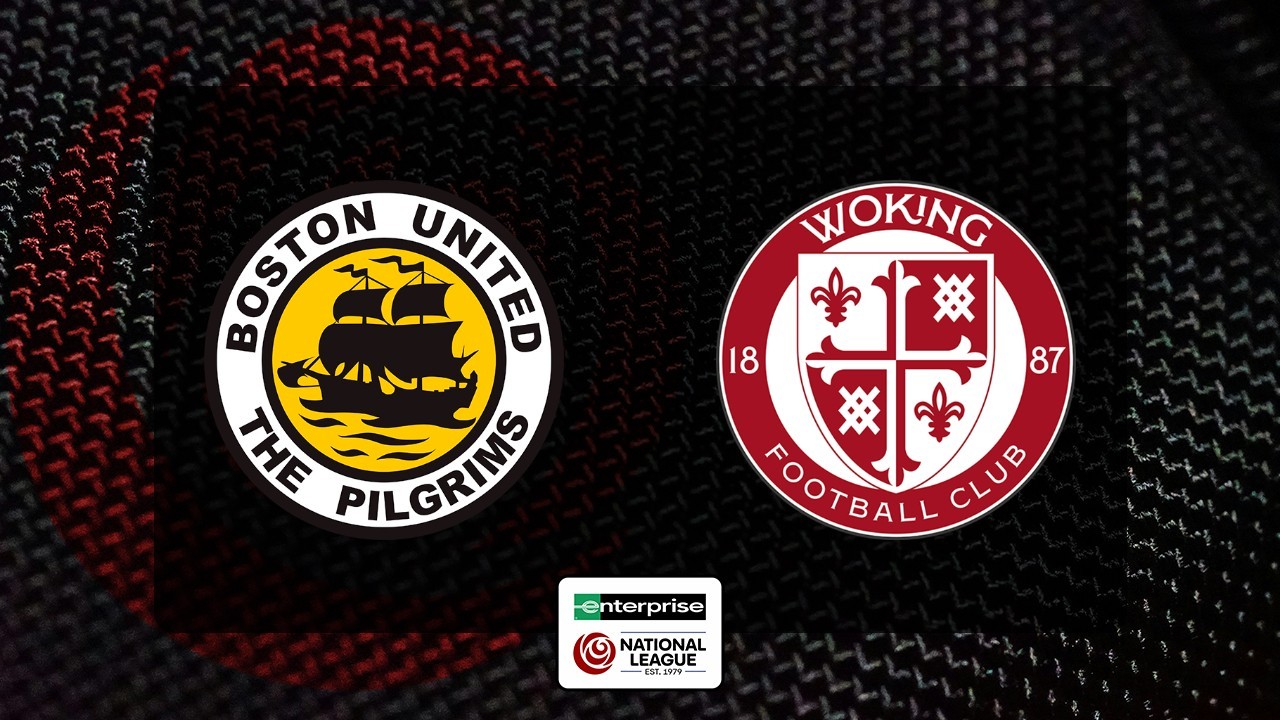 Boston United vs Woking poster