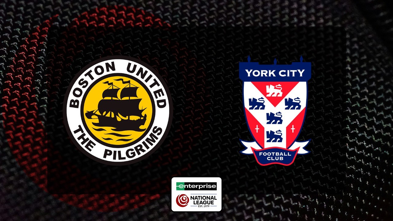 Boston United vs York City poster