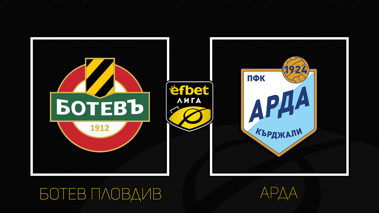 Botev Plovdiv vs Arda Kardzhali poster