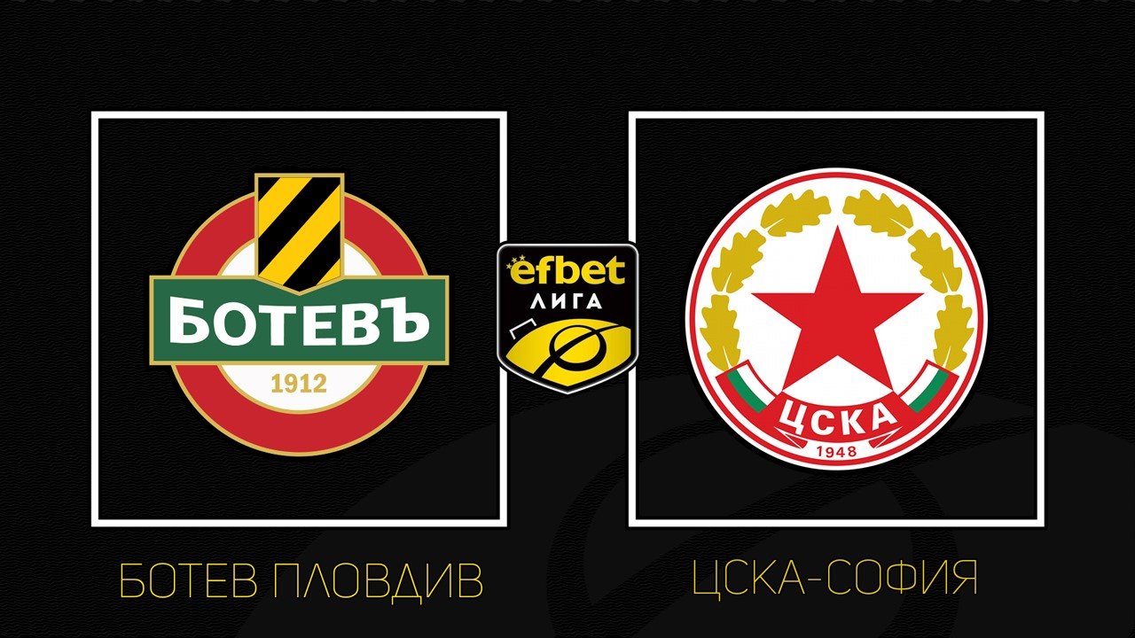 Botev Plovdiv vs CSKA Sofia poster