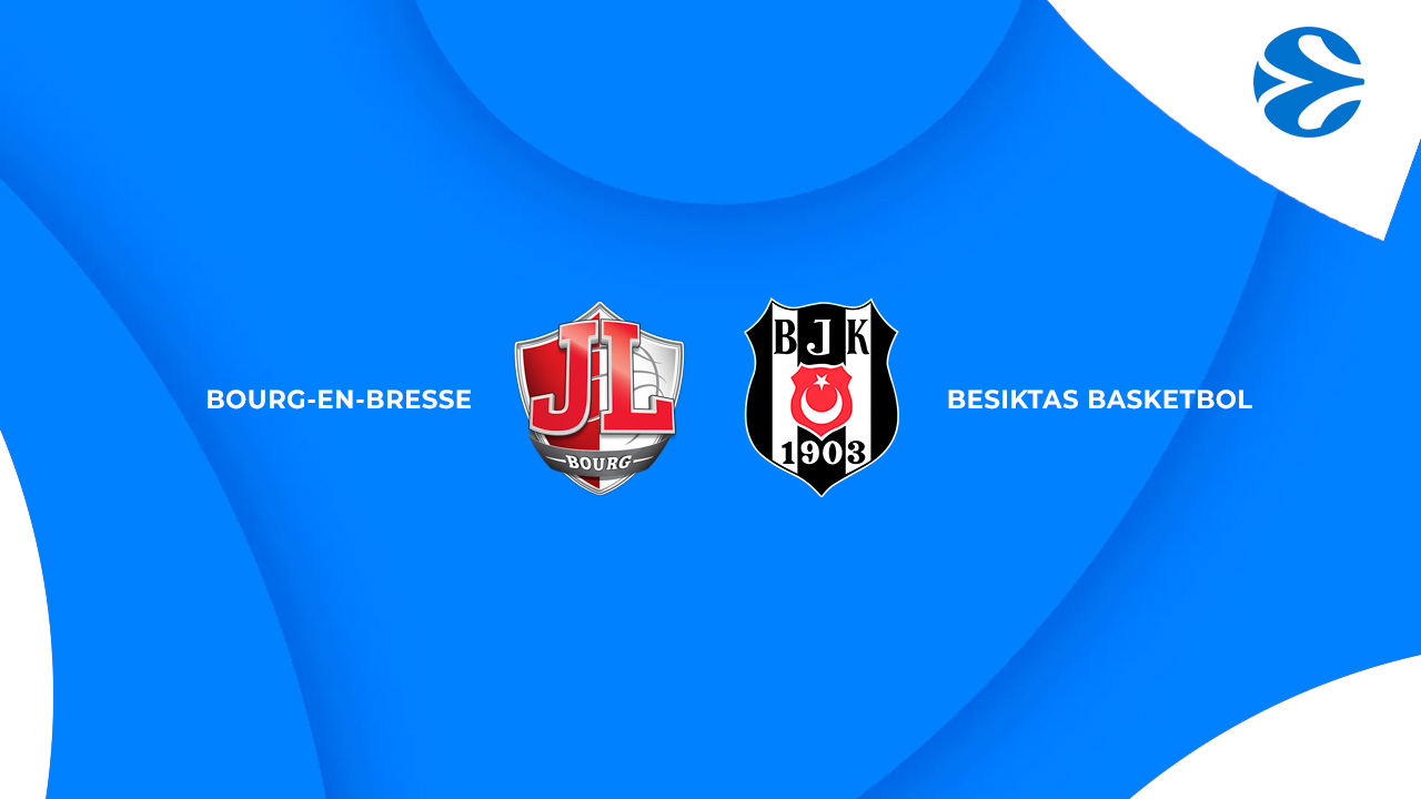 Bourg-en-Bresse vs Besiktas Basketbol poster