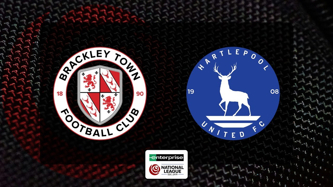Brackley Town vs Hartlepool United poster
