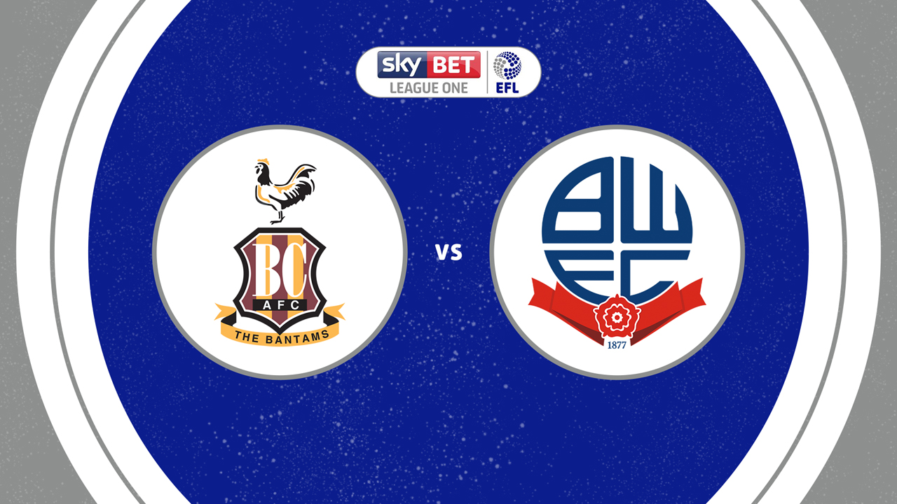 Bradford City vs Bolton Wanderers poster