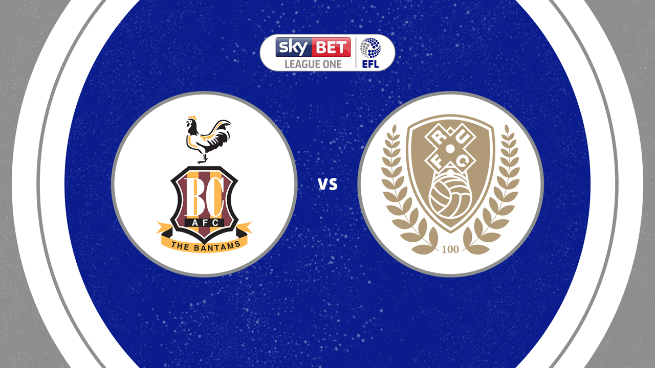 Bradford City vs Rotherham United poster